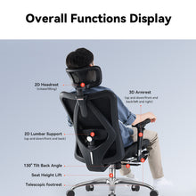 Load image into Gallery viewer, Sihoo M57 Black Frame Black Mesh Ergonomic Office Chair (3 Years Limited Warranty)