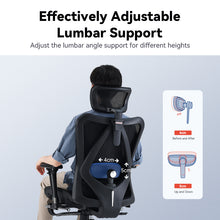 Load image into Gallery viewer, Sihoo M57 Black Frame Black Mesh Ergonomic Office Chair (3 Years Limited Warranty)