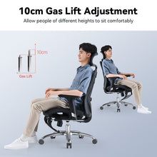 Load image into Gallery viewer, Sihoo M57 Black Frame Black Mesh Ergonomic Office Chair (3 Years Limited Warranty)