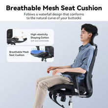 Load image into Gallery viewer, Sihoo M57 Black Frame Black Mesh Ergonomic Office Chair (3 Years Limited Warranty)