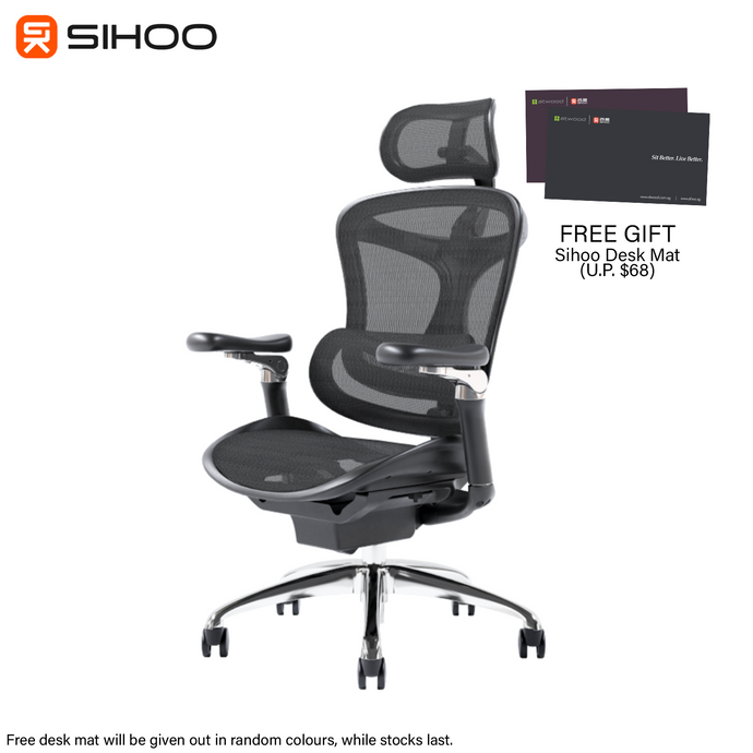 *FREE DESK MAT* Sihoo Doro C300 Ergonomic Chair