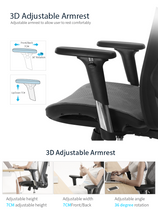 Load image into Gallery viewer, Sihoo M57 Ergonomic Office Chair + Flexi Deluxe Ergonomic Adjustable Standing Desk
