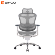 Load image into Gallery viewer, Sihoo C100 White Frame Grey Mesh Ergonomic Office Chair
