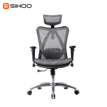 Load image into Gallery viewer, [Pre-Order] *FREE DESK MAT* Sihoo M57 Black Frame Dark Grey Mesh Ergonomic Office Chair [Deliver from End March]
