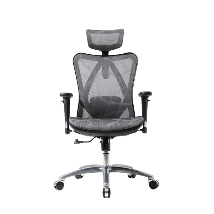 Sihoo M57 Black Frame Dark Grey Mesh Ergonomic Office Chair (3 Years Limited Warranty)