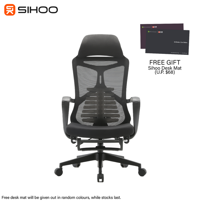[Pre-Order] *FREE DESK MAT* Sihoo M88 Ergonomic Office Chair [Deliver from 30 April]