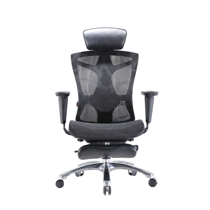 Sihoo V1 Ergonomic Office Chair Black With Legrest (3 Years Limited Warranty)