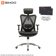 Load and play video in Gallery viewer, *FREE DESK MAT* Sihoo M18 Ergonomic Fabric Office Chair without Legrest

