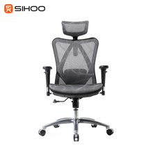 Load and play video in Gallery viewer, [Pre-Order] *FREE MOBILE STAND* Sihoo M57 Black Frame Dark Grey Mesh Ergonomic Office Chair (3 Years Limited Warranty) [Deliver from Early November]
