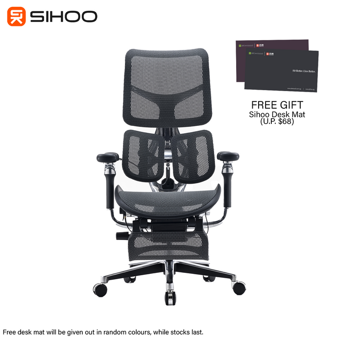 [Pre-Order] *FREE DESK MAT* Sihoo Doro S300 Ergonomic Chair