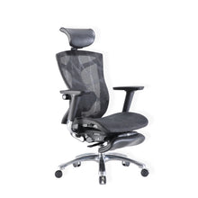 Load image into Gallery viewer, *FREE DESK MAT* Sihoo V1 Ergonomic Office Chair Black with Legrest
