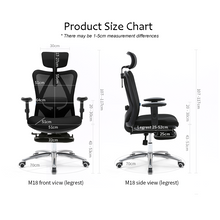 Load image into Gallery viewer, Sihoo M18 Ergonomic Fabric Office Chair with Legrest
