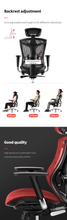 Load image into Gallery viewer, *FREE DESK MAT* Sihoo V1 Ergonomic Office Chair Black With Legrest
