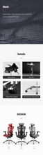 Load image into Gallery viewer, *FREE DESK MAT* Sihoo V1 Ergonomic Office Chair Black Colour Without Legrest
